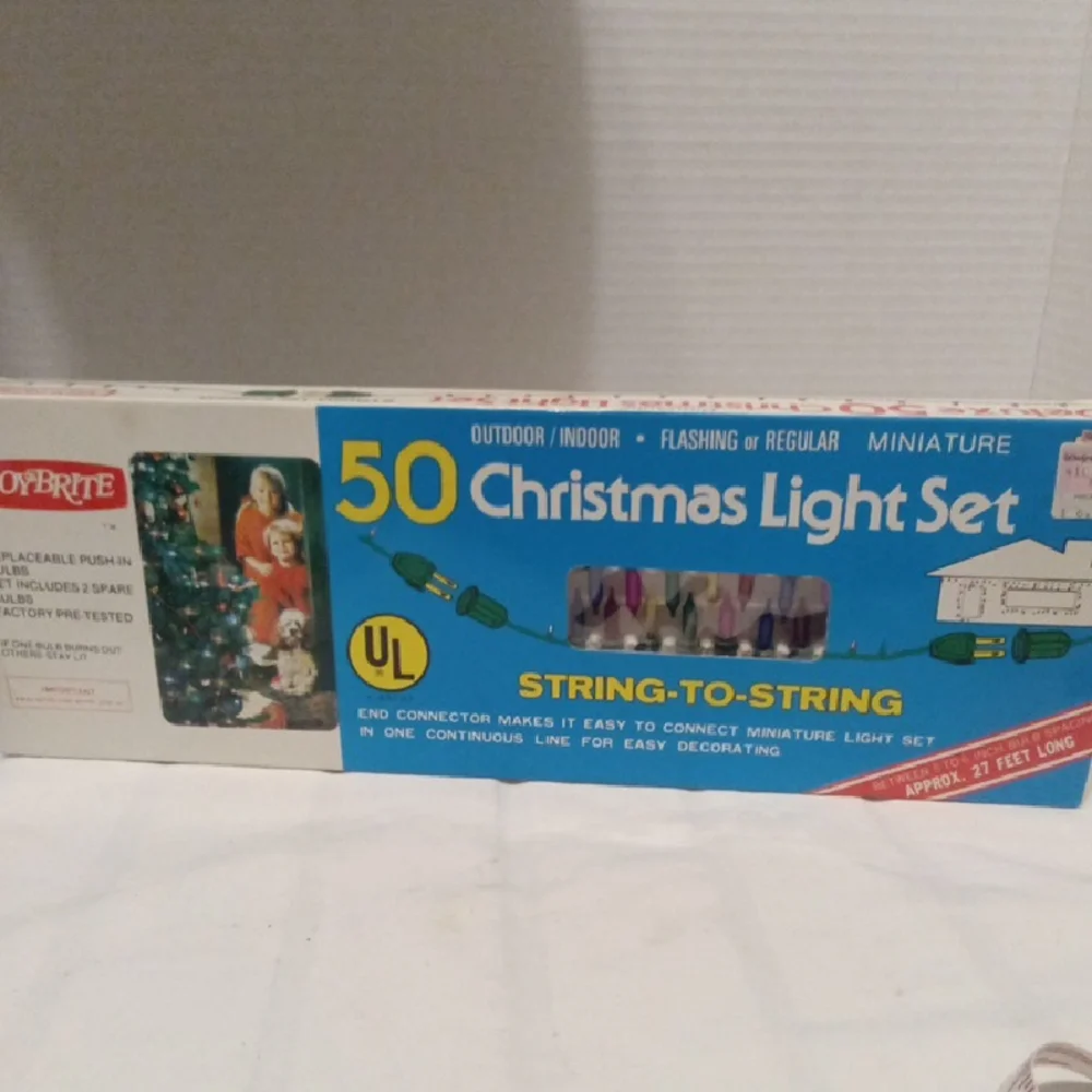 JoyBrite 50-Count String Lights - Multicolor 1981